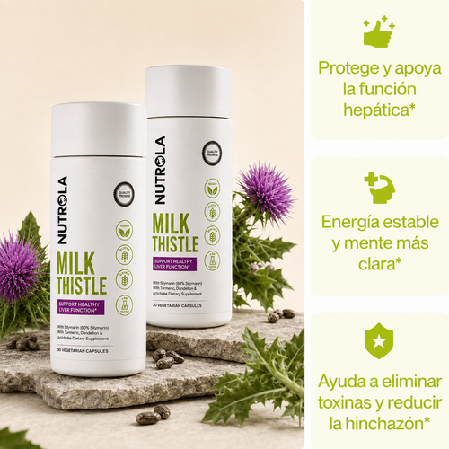 Nutrola® Cardo Mariano Premium | Apoyo Integral para la Salud Hepática